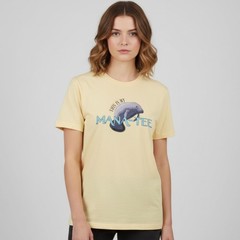 ComfortWash “Mana-Tee” Manatee Pun Graphic T-Shirt – New