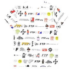 FTP Fuckthepopulation 13 Year Anniversary Archive Reversible Tee White Large ‘23