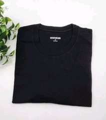 Goodthreads Men’s Short sleeve Crewneck Cotton T shirt. Black Color, Size M
