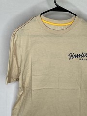 Howler Bros Howler Posse Shirt Mens Medium Beige Graphic Tee NWT Sand Heather