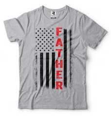 Mens Father Patriotic Shirt USA Flag Patriotic Tee Father’s Day Patriotic Shirt