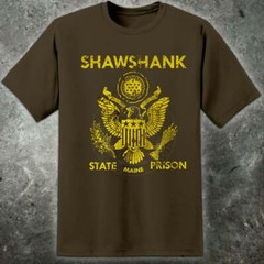Shawshank State Prison Inmate T Shirt Movie 90s Mens Cult Classic Andy Dufresne