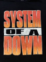 System Of A Down Chicago Soldier Field Concert T-shirt Size L