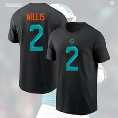 HOT SALE! Malik Willis #2 Miami D0lphins 2026 Name & Number Gift For Fans