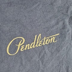 Pendleton Shirt Mens L Gray Woolen Mills Graphic Tee T-Shirt Crew Cotton