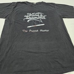 Size LARGE Men’s King Diamond The Puppet Master Graphic T-Shirt Black Band Tee