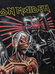Iron Maiden Shirt Band Tour Large Eddie