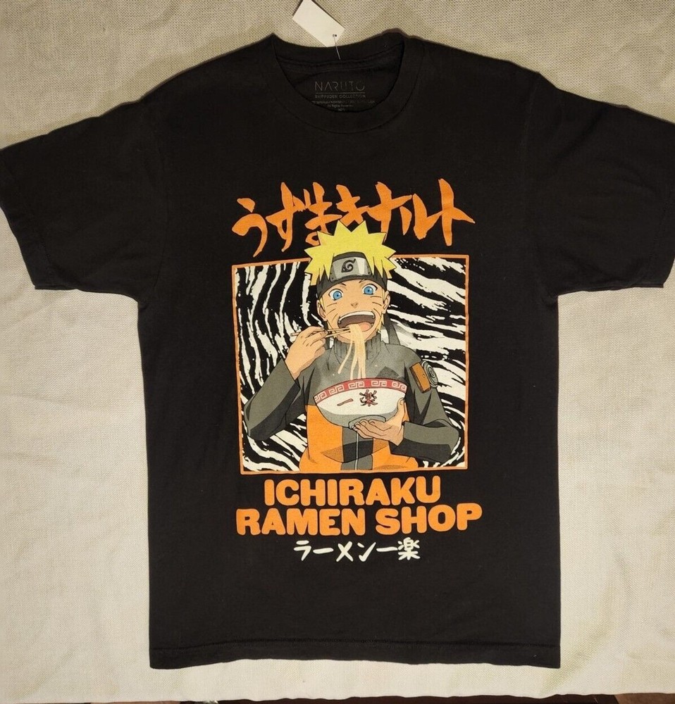 Naruto T-Shirt – Ichiraku Anime T-Shirt M 38 40 Ramen Shop