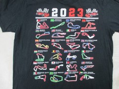 Formula 1 Shirt Mens Extra Large Black Cotton Racing Tracks 2023*