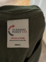 Turning Point USA TPUSA 2A I Am The Militia Shirt Small Second Amendment Guns