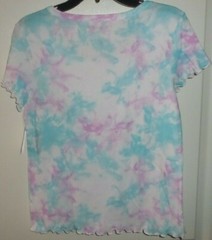 FRIENDS TIE DYE JUNIOR GIRLS SMALL NEW T-SHIRT WITH TAG FRIENDS TV SHOW