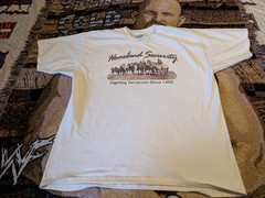 VTG The Native American T Shirt Homeland Security/Fighting Terrorism Sz XL Used