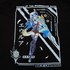 Luminix Eula Lawrence Shirt Mens Large Genshin Impact Anime Graphic Cosplay Tee