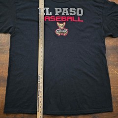 El Paso Chihuahuas MiLB Baseball Graphic T-Shirt Black Mens XL LSG MiLB