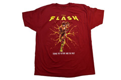The Flash Mens DC Comics Character Saving The Future And The Past Shirt New 2XL