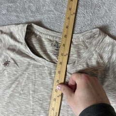 Rhone Shirt Mens XXL Brown Stretch Lightweight Gym Training Crew Neck