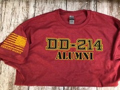 DD-214 Alumni Military T-shirt. Perfect For Marines, Army, Navy, Air-force 823