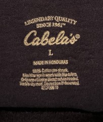 Cabela’s Shirt Mens Y2K large purple 100% cotton duck 2000s Kansas outdoors