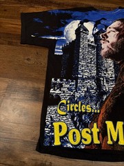 Post Malone AOP Shirt Size XL RAP Tee BOOT Tultex Circles Black Free Shipping