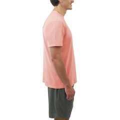 Reel Life Men’s Short Sleeve Graphic Tee Size Medium Coral