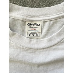 Shaka Wear Blank Shirt Mens Medium White Active Soft Spun Cotton Crewneck Tee