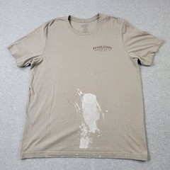 Pendleton Shirt Mens Large Beige Cascadia Skull 1863 Graphic