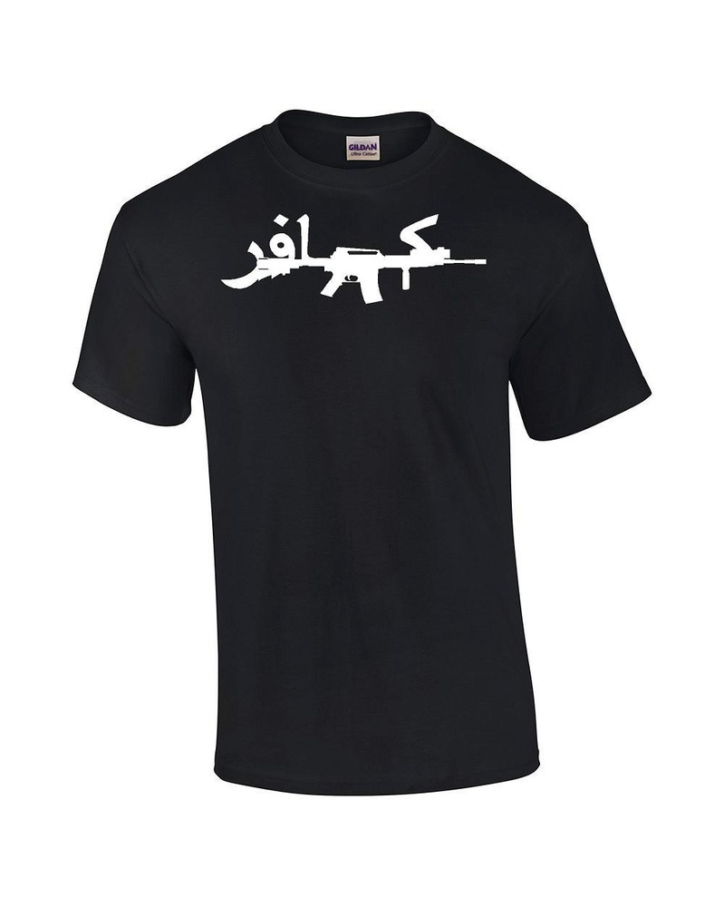 New Infidel AR-15 T-Shirt Rifle Cost of Ammo Funny Assault Rifle 2nd Second