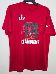 🏈Nike Dri-Fit Tampa Bay Buccaneers Super Bowl Mens T-Shirt L Large NWOT NEW🏈