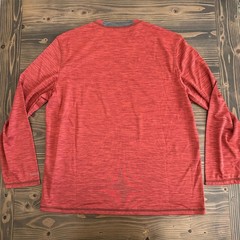 Men’s G.H. Bass & Co. Heathered Orange Long Sleeve Tee XL Casual Minimalist
