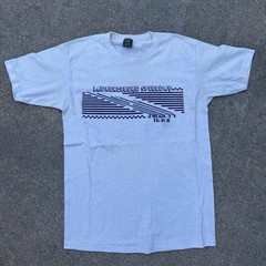 Vintage 80s Lawrenceburg Speedway “America’s Track” Racing T-Shirt – Size M