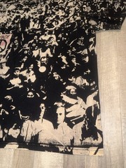 Vitnage 2009 2000s Woodstock Peace Music All Over Print Band Tee T-Shirt Medium