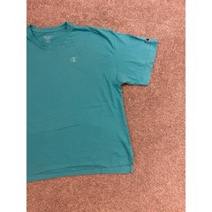 Champion T-Shirt Mens XXL Teal Blue Excellent Short Sleeve Athletic Crew Neck