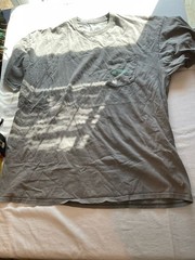 Drake Gray Graphic Print Logo Cotton Knit Crew Neck Short Sleeve T-Shirt Men 2XL