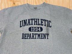 NWOT! UNATHLETIC DEPARTMENT 1994 Brisco Brands Large Heather Gray T-Shirt HUMOR