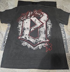 Evil Vice Thorn Skull Graphic T-Shirt Black XL Heavyweight Cotton Made in USA