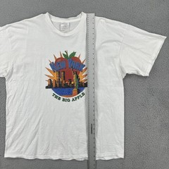 Vintage Gem Rock 1993 White XL T Shirt Made In USA New York The Big Apple 90s