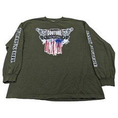 Randy Couture UFC MMA Legend Shirt XXL The Natural Rare Vintage Long Sleeve Tee