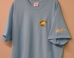 NHL Hockey California Golden Seals Embroidered Adult T- Shirt S-6XL, LT-4XLT New