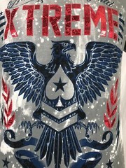 XTREME COUTURE by AFFLICTION Men’s T-Shirt AMERICAN ORIGINAL Biker Gray S-5XL