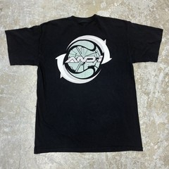 Vintage And1 Basketball Shirt Mens Large Black Made USA Double Sided Graphic Y2K