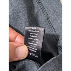 Public Rec Go-To Tee Mens L Charcoal Gray Stretch Pima Cotton Lyocell