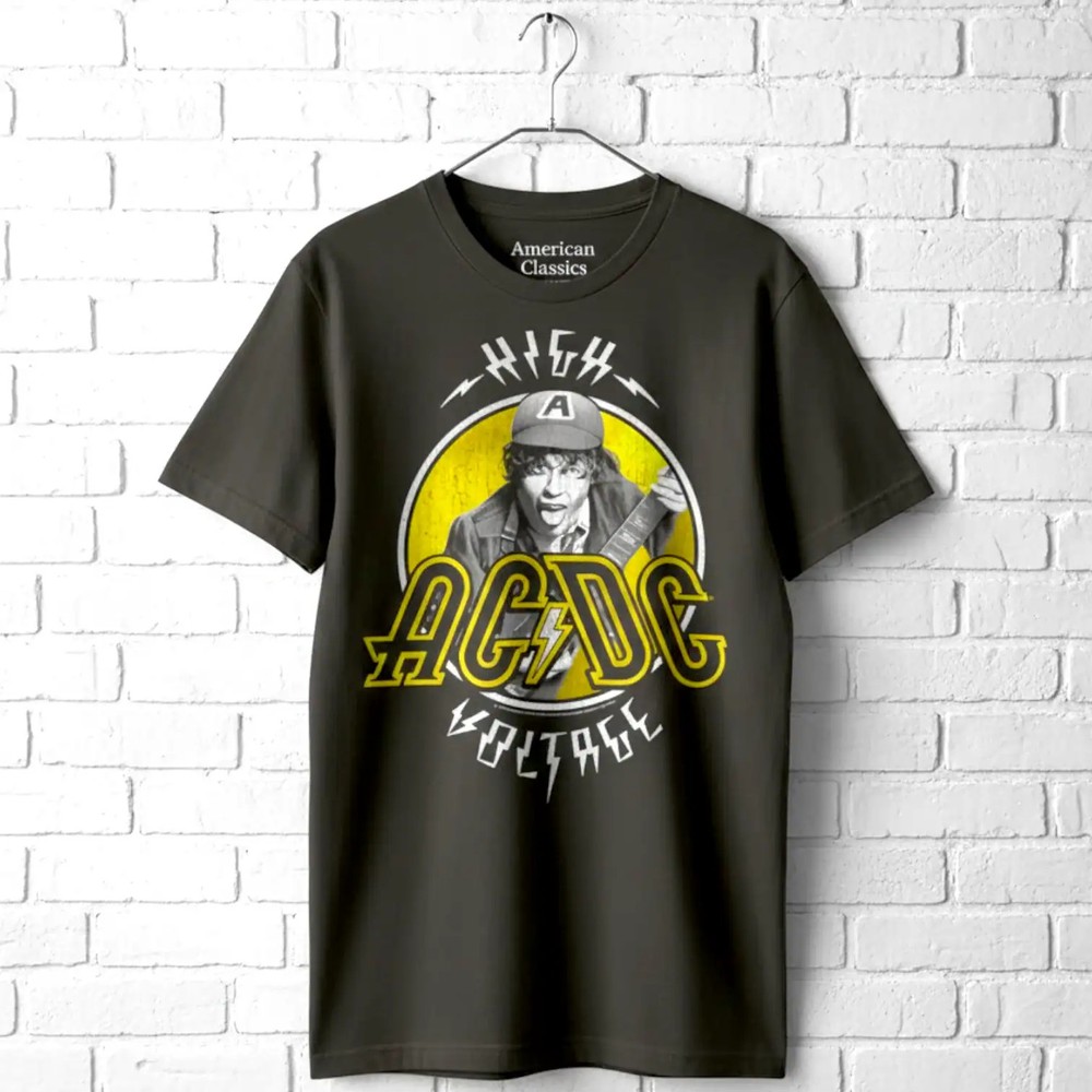 ACDC Angus Young High Voltage Men’s T Shirt