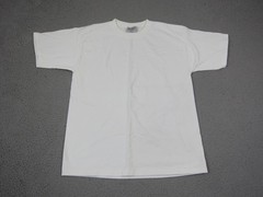 Vintage Pluma Shirt Adult Medium White Y2K Blank Casual Mens Heavyweight USA