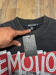 Mixed emotions tee shirt Black/White Size XL