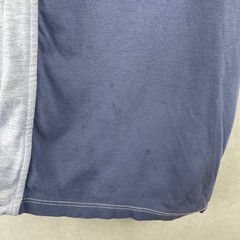 EPTM Men Split Panel T-Shirt Custom Dye Blue Gray Two Tone Streetwear USA M Read