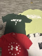 Mens Brand Name Designer T Shirt Lot Of 12 M/L UNDER ARMOR NFL HUMOR NBA