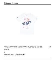 Nike x Takashi Murakami Dodgers Shortsleeve Tee White M (Men’s M) 2025 COMPLEX