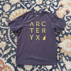 Arc’teryx Graphic Logo T-Shirt Men’s M Medium Faded Brown Gray