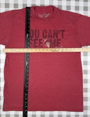 waldo graphic tee funny slogan shirt red casual medium
