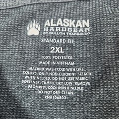 Alaskan Hardgear Duluth Trading Co Mens 2XL Grey Ombre Graphic T-Shirt